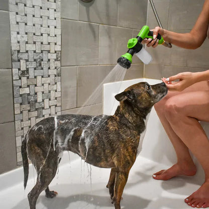 Larkmont™ Dog Wash Sprayer — 8-in-1 Soap-Dispensing Hose Attachment