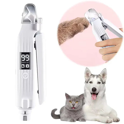 Larkmont™ 2-in-1 Pet Nail Trimmer — Quiet Clipper and Grinder with LED