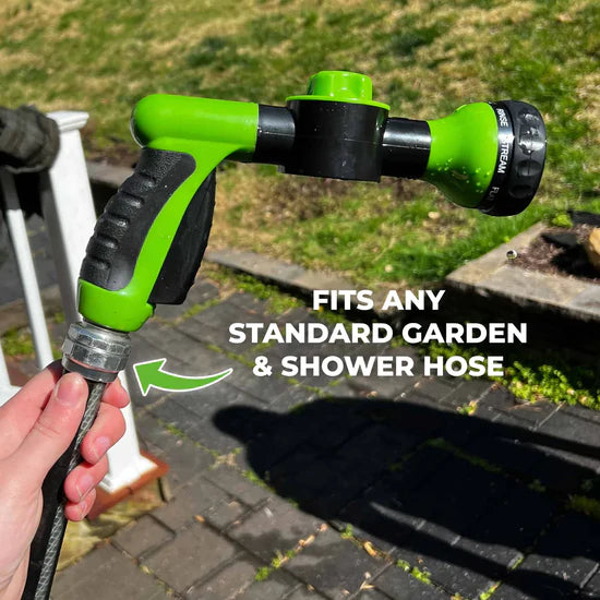 Larkmont™ Dog Wash Sprayer — 8-in-1 Soap-Dispensing Hose Attachment